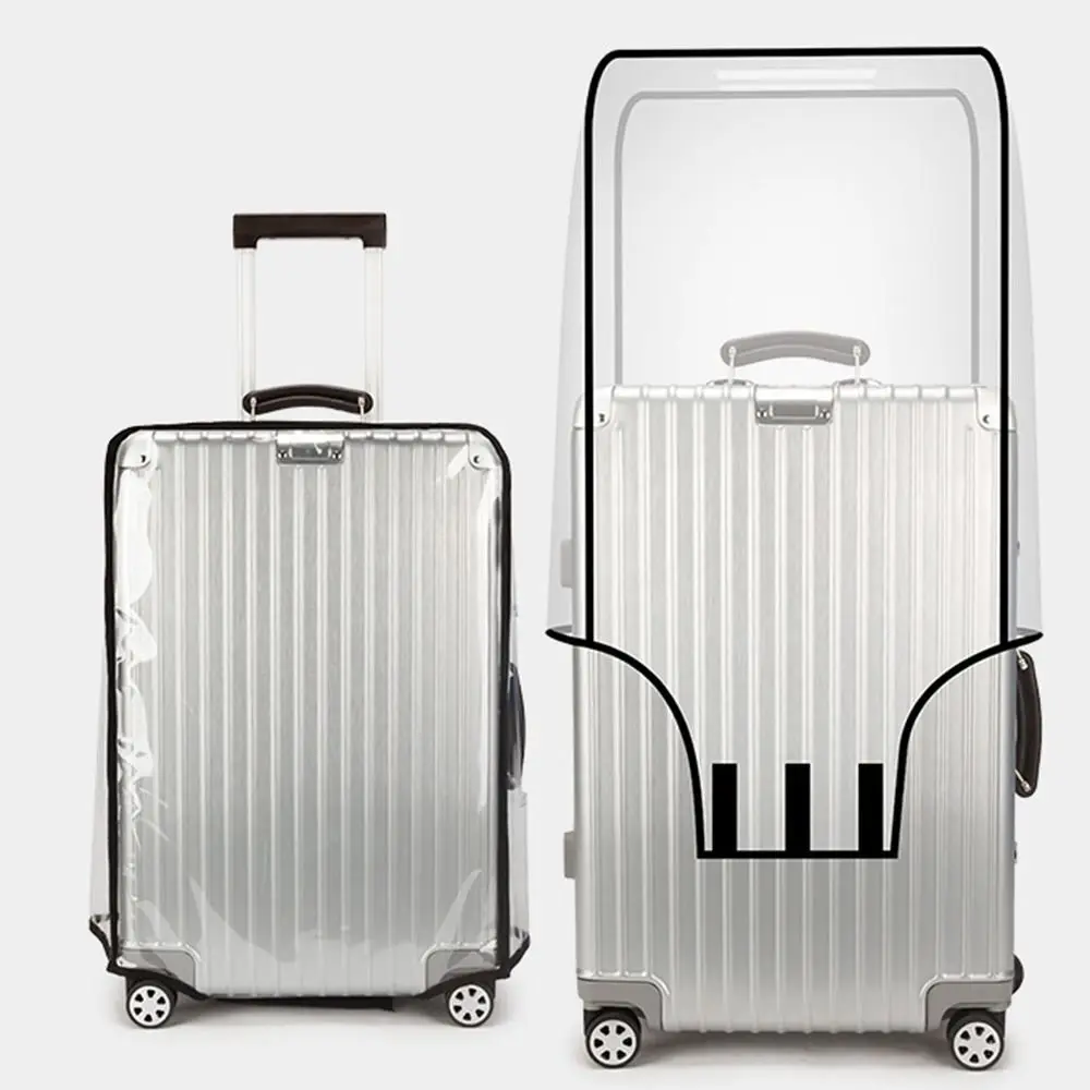 Clear PVC Luggage Cover,PVC Luggage Protector Suitcase Cover, Transparent Material Keep Luggage Clean And Damage Free In Transit