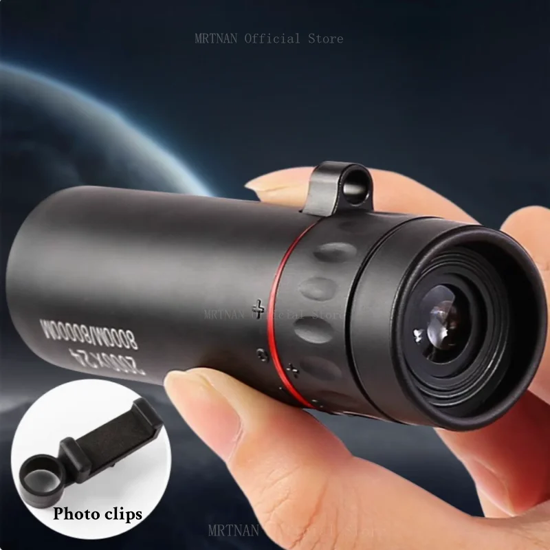 

2000x24 HD Zoom Monocular Binoculars Mini Portable Telescope Optics Scope for Outdoor Camping Hunting Telescope