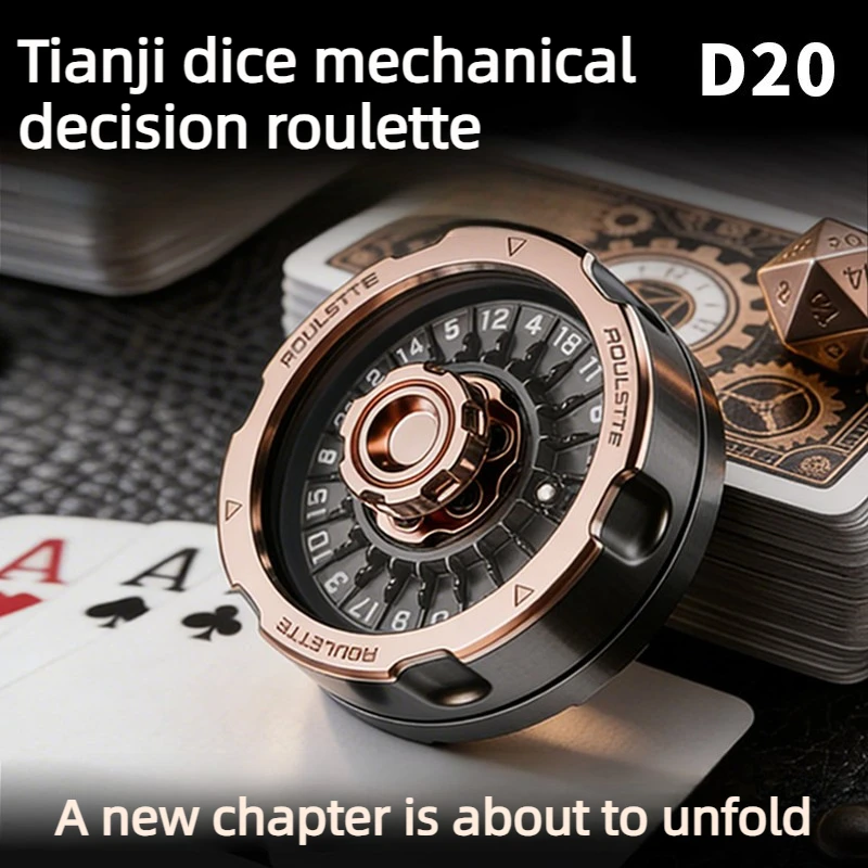 sjyedc-heavenly-secret-dice-black-gold-decision-turntable-rotating-mechanical-metal-fidget-spinner-desktop-decompression-toy