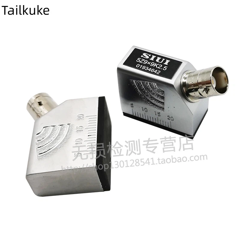 

Ультразвуковой угловой зонд SI-UI/5Z9X9K2.5 Датчик дефектоскопа/Зонд дефектоскопа из металла, чугуна