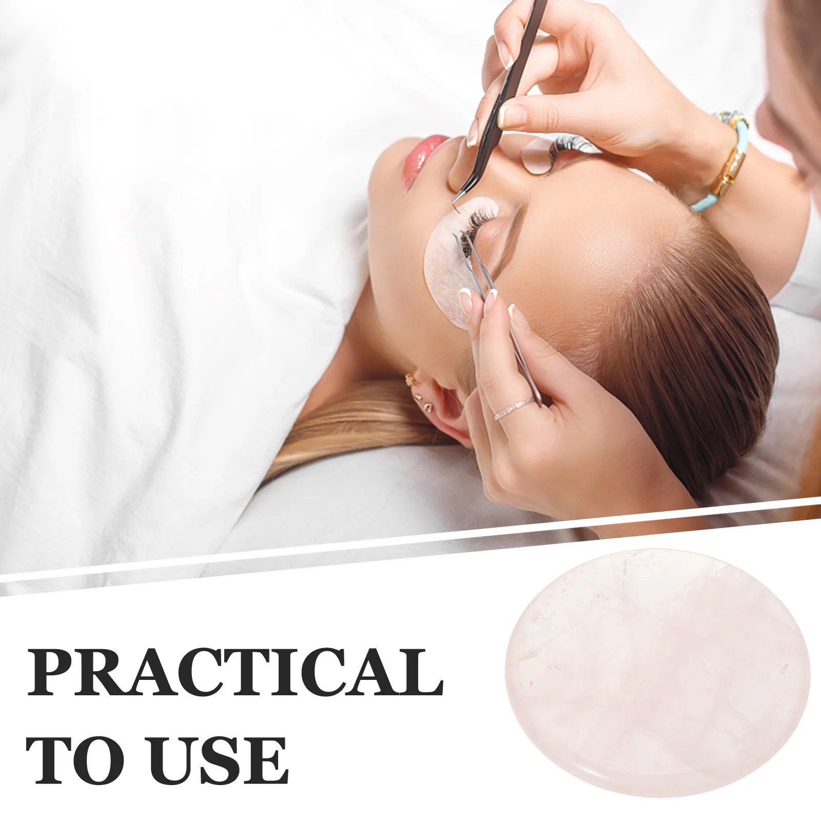 3 قطعة اليشم رمش البليت ل لاش تمديد تطعيم حامل الغراء الوسادة كاذبة لاش أداة التخزين المنظم محطة العمل الحرفية #3