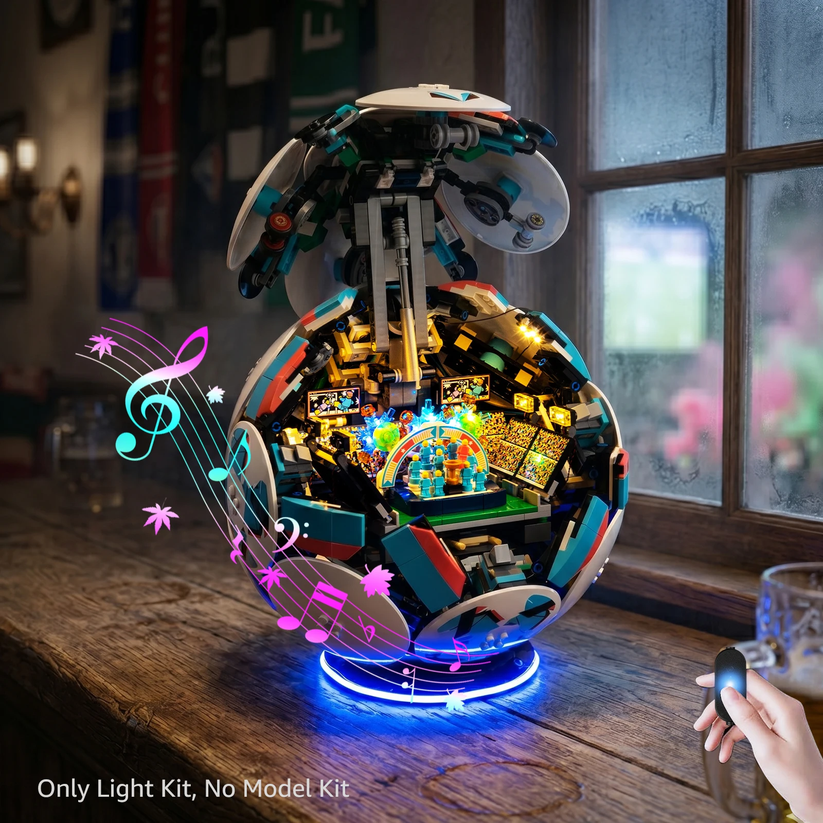 Kyglaring LED-Beleuchtungsset DIY-Spielzeug für Lego Fußball 43019 Bausteine (ohne Modell)