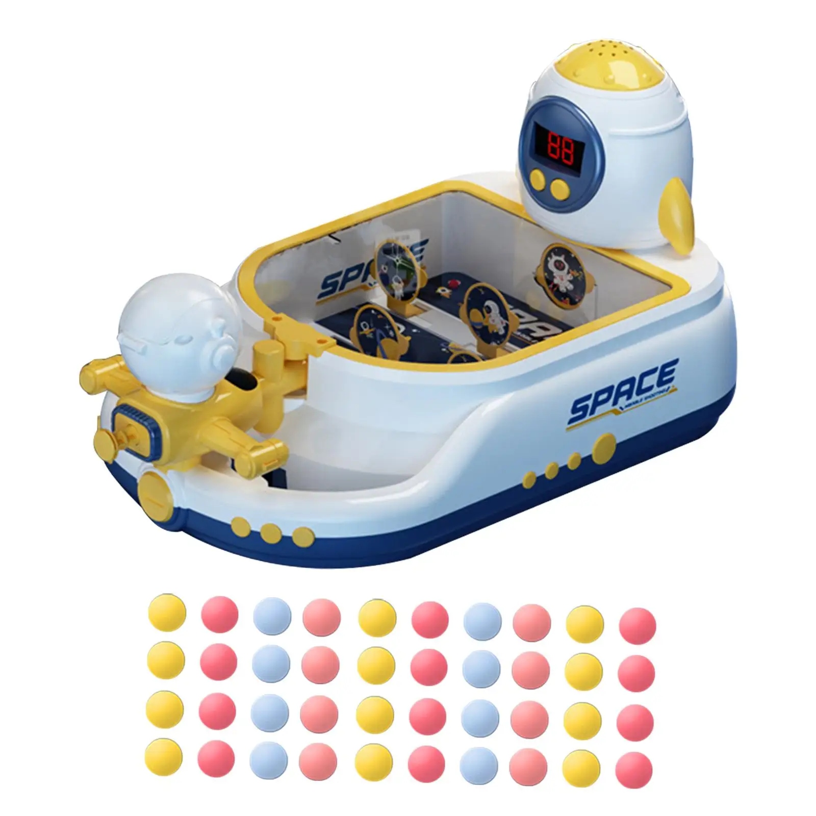 Pinball Machine Tabletop Party Favor Multifunction Developmental Toy Educational Toy Interaction Game for Kids Ages 3 4 5 6
