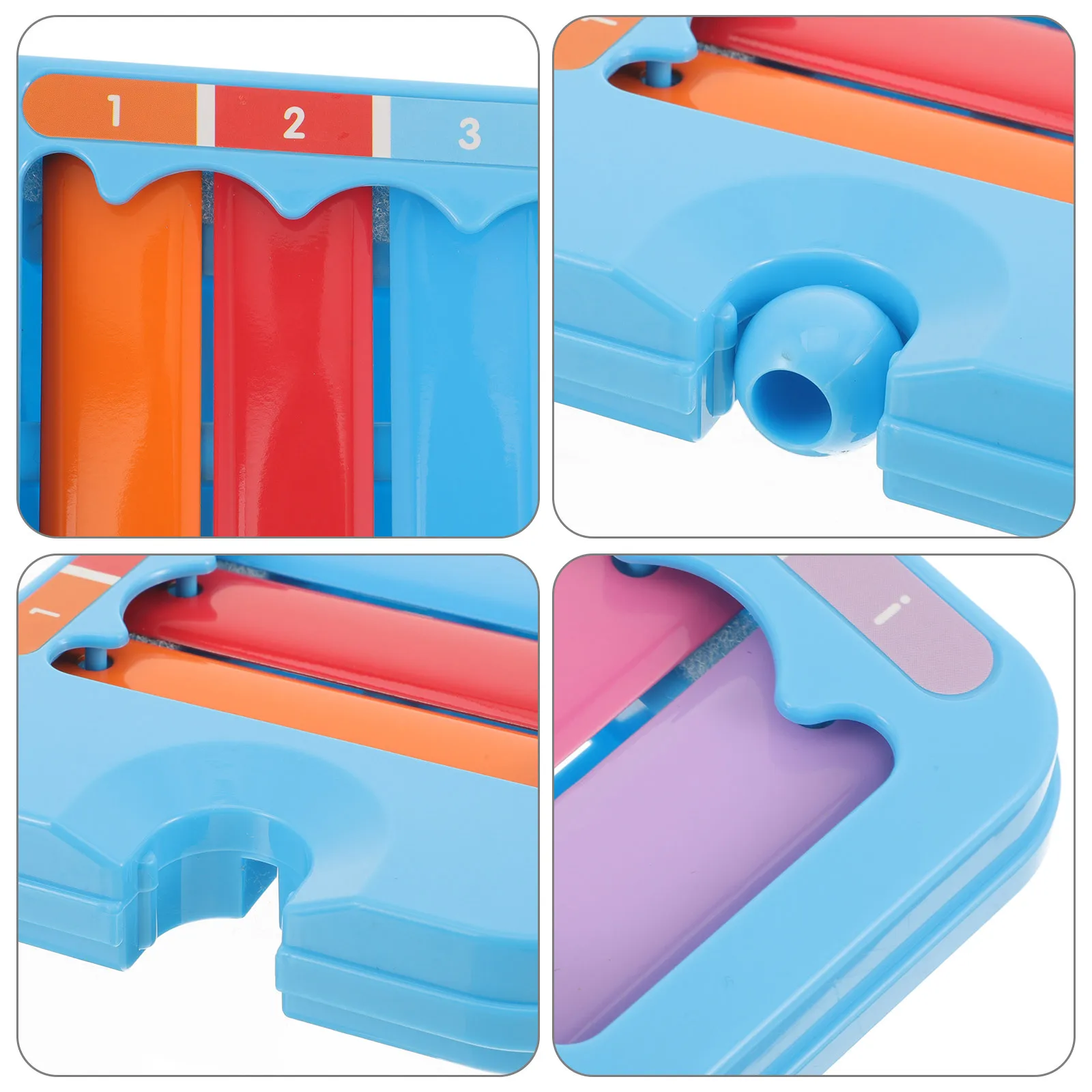 

1 set 1 Set Kids Percussion Piano Xylophone Musical Instrument Educational Colorful Glockenspiel Safe Reusable Brain