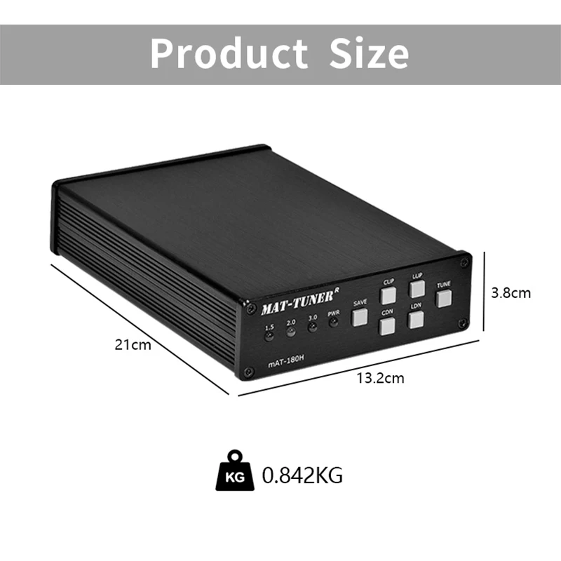 Imagem -06 - Auto-sintonizador de Ondas Curtas hf 120w Mat180h Antena Automática para para o Rádio de Ondas Curtas Rádio Icom Presunto Sintonizador Céu