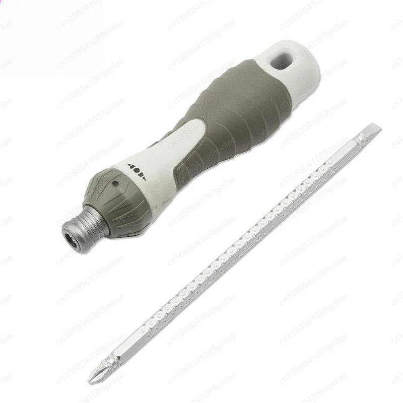 

Телескопическая отвертка-трещотка 2-в-1 с битами 6 мм (крестовая и шлицевая) FO-9005S для домашнего использования