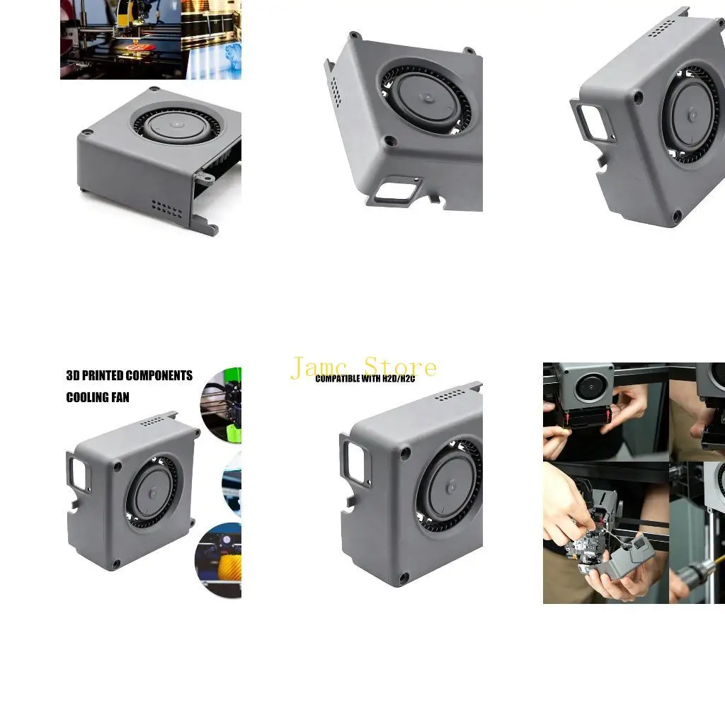 

LX0B ABS Quick Cooling Fan For 3D Printers Enhances Hot End Temperature Control And Reduces Printing Errors