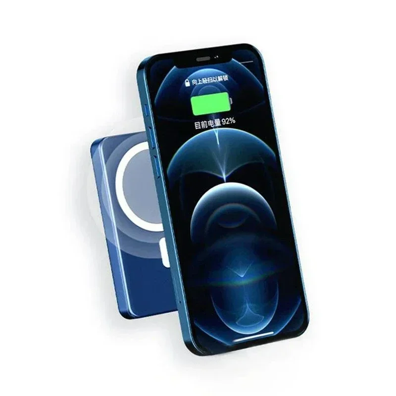 300000mAh شاحن مغناطيسي لاسلكي بطارية خارجية حزمة قوة البنك آيفون 11 12 13 14 15 برو سامسونج هواوي وشاومي جديد #6