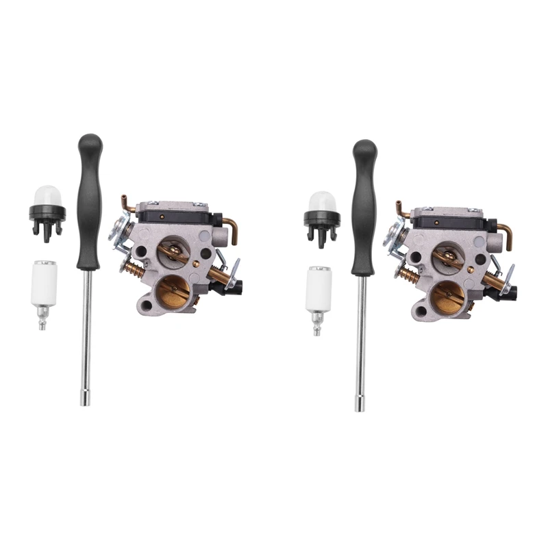 

2X Carburetor For Husqvarna 235 240 235E 236 236E 240E Chainsaw 574719402 545072601 With Screw Tool Bulb Fuel Filter CNIM Hot