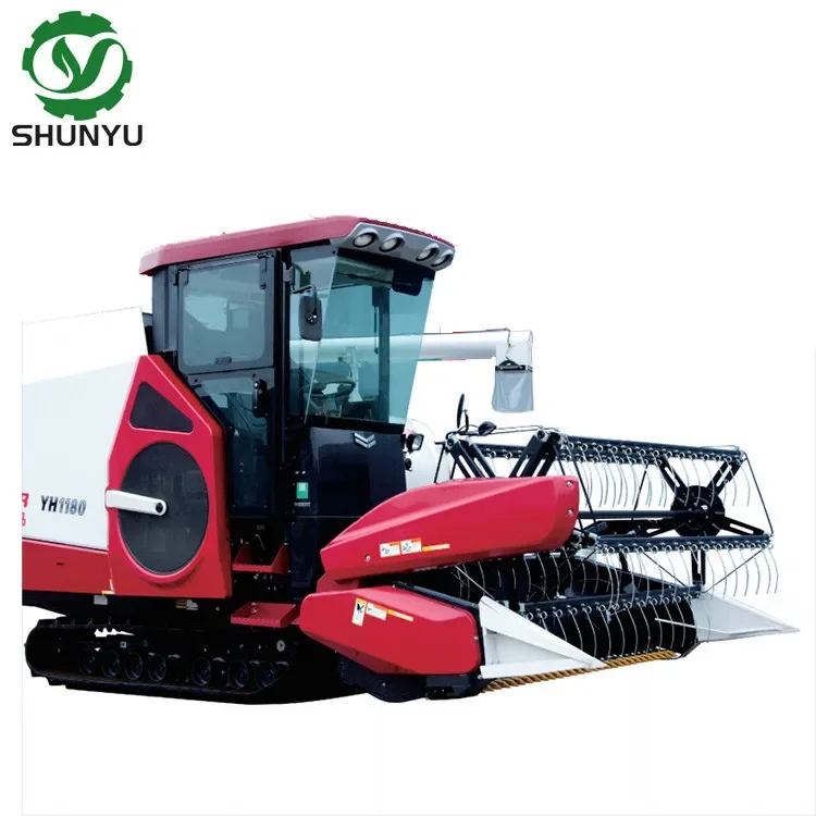 Farm Machinery Yanmar Yh1180 Rice and Wheat Combine Harvester with Factory Price