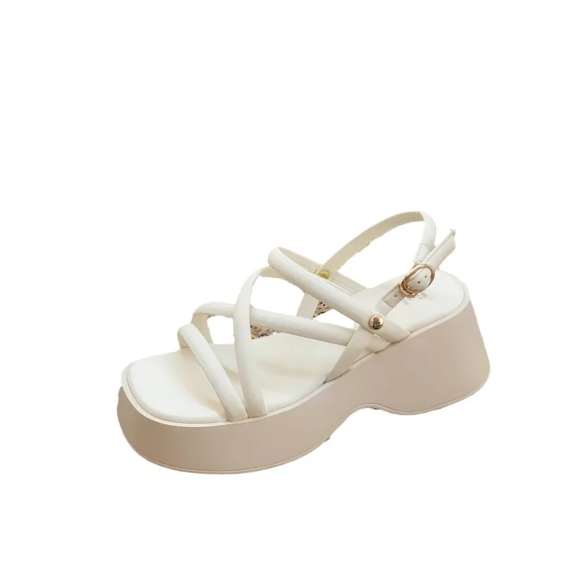 

Roman Style New Fashion Flat Platform Women's Shoes Sandals Summer High Heels Casual Women's Sandals Shoes for Women