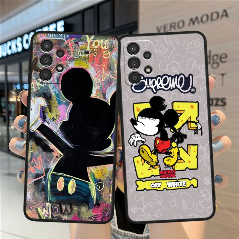 Disney Donald Duck For Samsung A90 A80 A70S A60 A50S A40 A30S A20E A20S A10S Silicone Black Phone Case