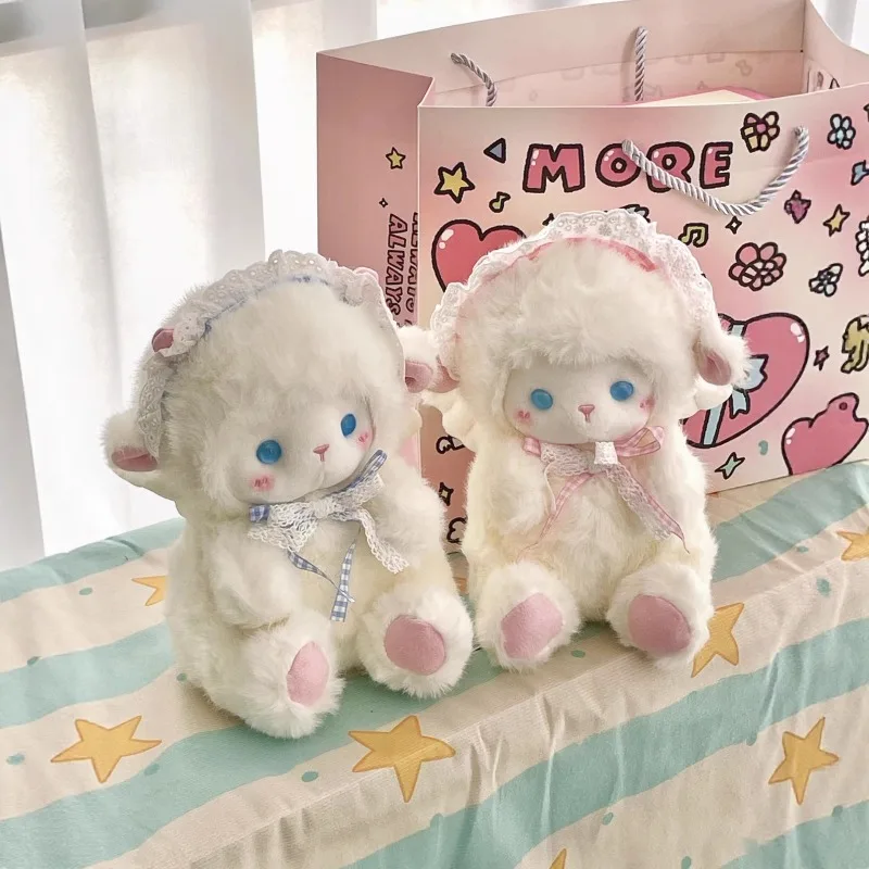 Morbido peluche di agnello angelo - Adorabile peluche per coccole e comfort |   Regalo lenitivo per il compleanno delle donne e delle ragazze