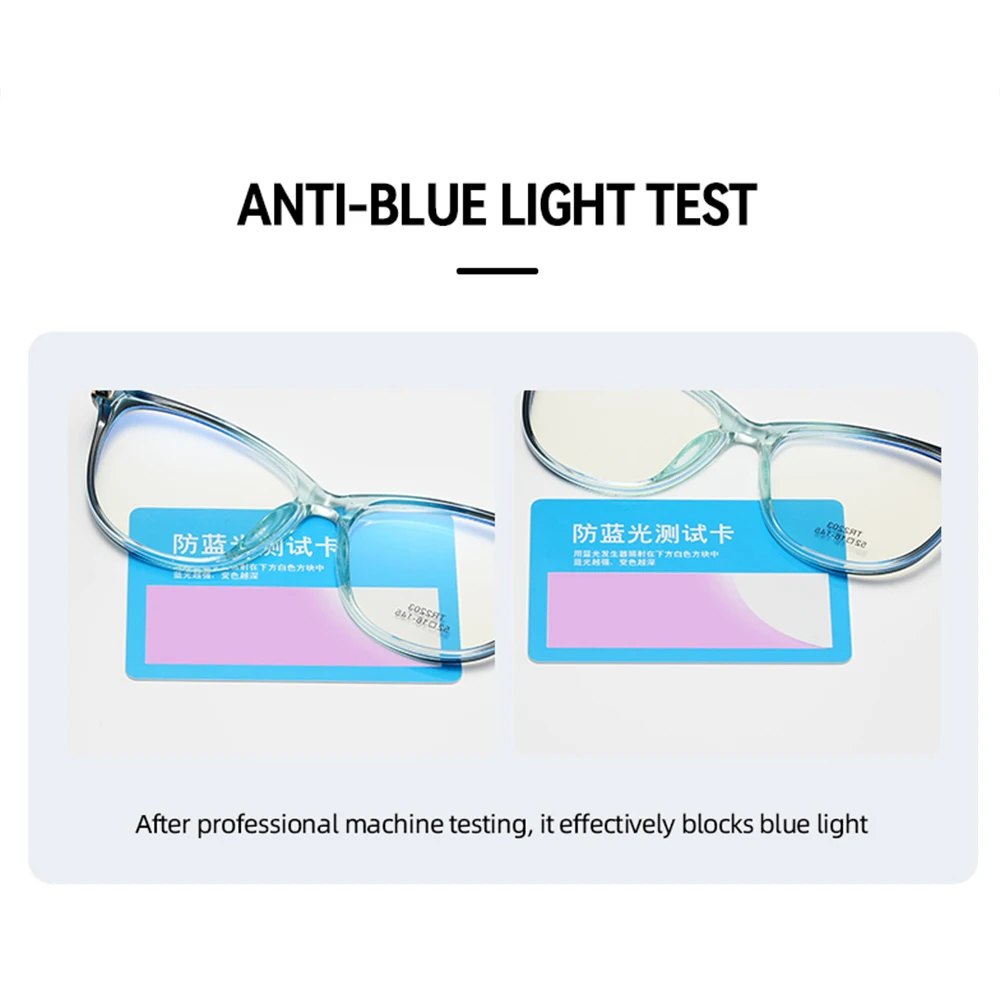 DDDLONG Anti Blue Light Cat Eye Glasses TR90 occhiali da vista montatura Dioptra per occhiali ottici da donna D497