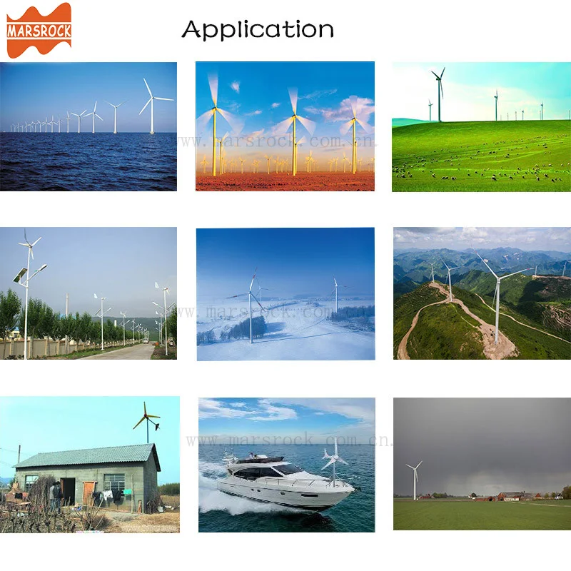 600W 12V 24V Wind Turbine Generator 3 5 Blades Residential AC Hawt Wind Mill with Free MPPT Controller Charging Indicator LED