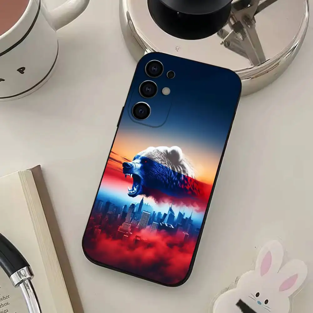 Чехол для телефона R-Russia с флагом F для Samsung S25, S24, S21, S22, S23, S30, Ultra, S20, Plus, Fe, Lite, Note, 10,9,5G, черный чехол