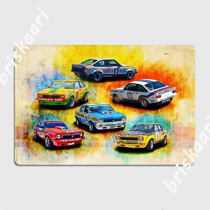 Group C Holden Toranas Metal Plaque Poster Cinema Garage Pub Garage Custom Wall Plaque Tin Sign Poster