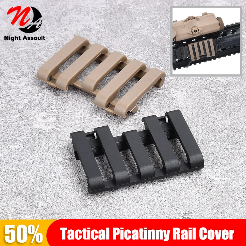 

Tactical Picatinny Rail Cover PEQ 15 DBAL M300 M600 Pressure Switch Wire Holder CQBL NGAL NATO Airsoft Hunting Rifle Accessories