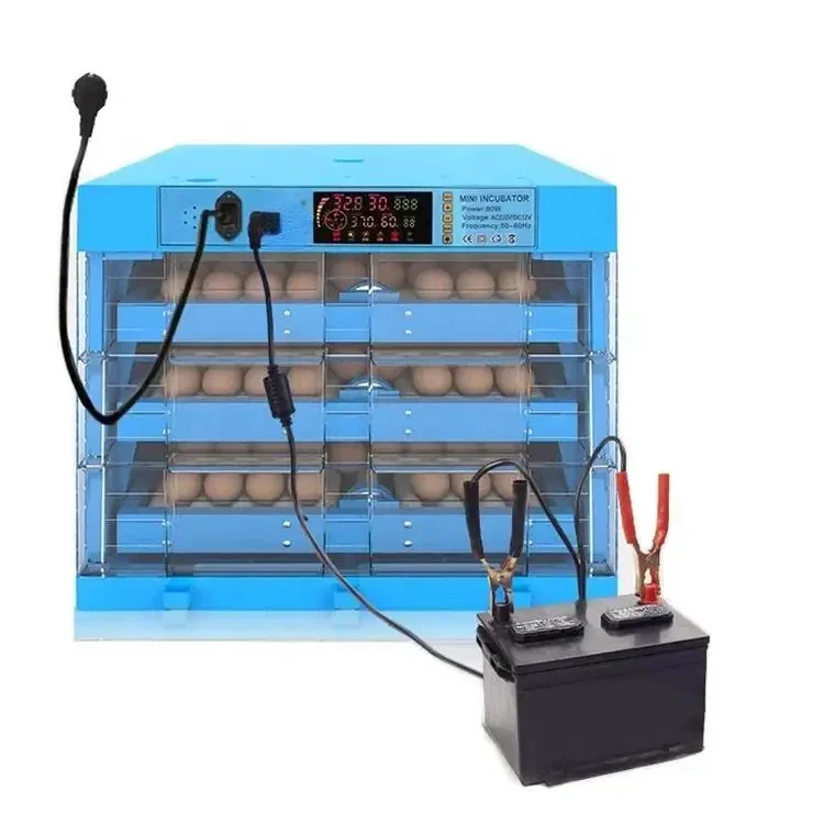 Selected high-quality products Fully Automatic Egg Hatching Machine Incubator 220V 12V  Chicken Duck Goose Bird Egg Incubator