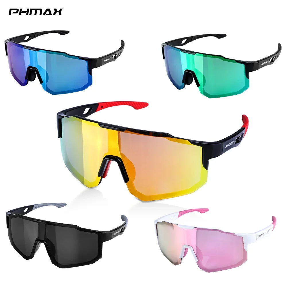 

PHMAX Polarized Cycling Glasses Ultralight MTB Road Bicycle Glasses Sun protection Men's cycling glasses Cycling Goggles