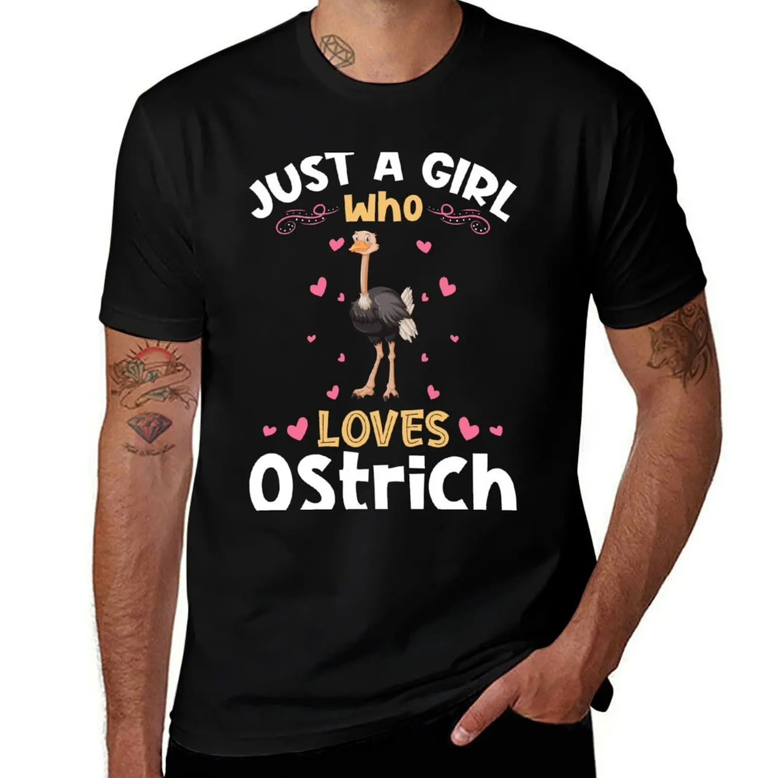 Just a Girl who Loves Ostrich T-Shirt Performance Dry Fit T-Shirt