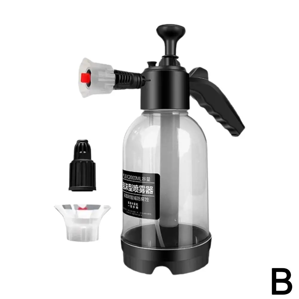 Handgehaltener Schaumsprüher für Autos, Hochdruck-Handpumpe mit Druckentlastungsventil, 2L Autowasch-Sprühflasche, Fensterreinigungswerkzeuge – Detail 15
