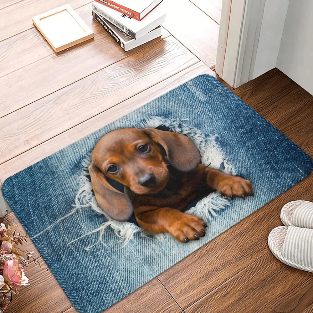 Fun Dog Exclusive Door Mat Anti Slip and Easy To Clean Suitable for Use As A Bedroom Bathroom Door Mat At Home  Welcome Mat  Rug