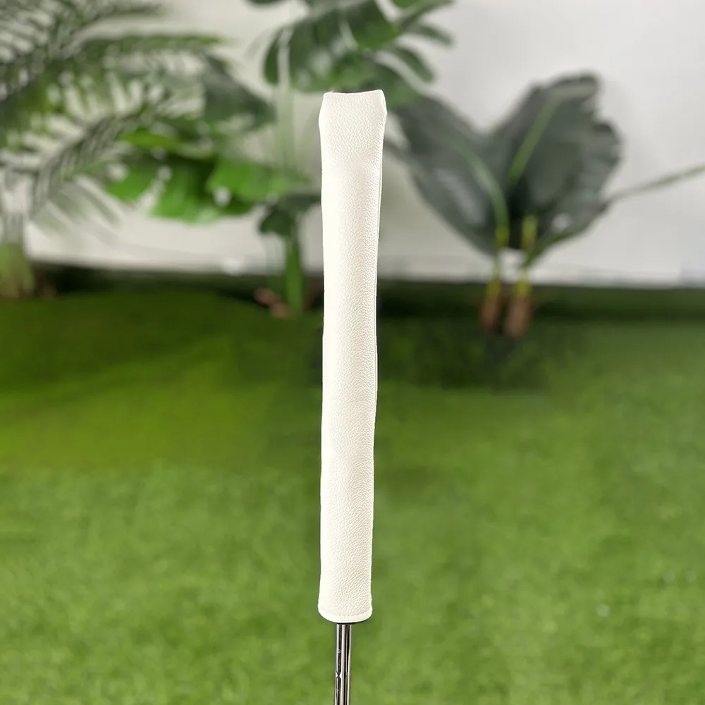 PU Material Golf Alignment Stick Cover Direction Indicator Rod Black/White/Beige Golf Club Protective Sleeve Blank