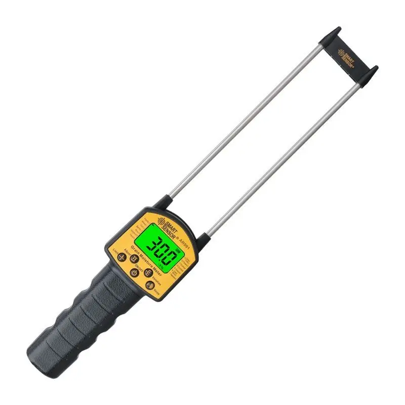 

Digital Grain Moisture Tester Smart Sensor for Corn, Wheat, Rice, Bean, Peanut 14 Crops Moisture and Humidity Tester 7.5% -50%