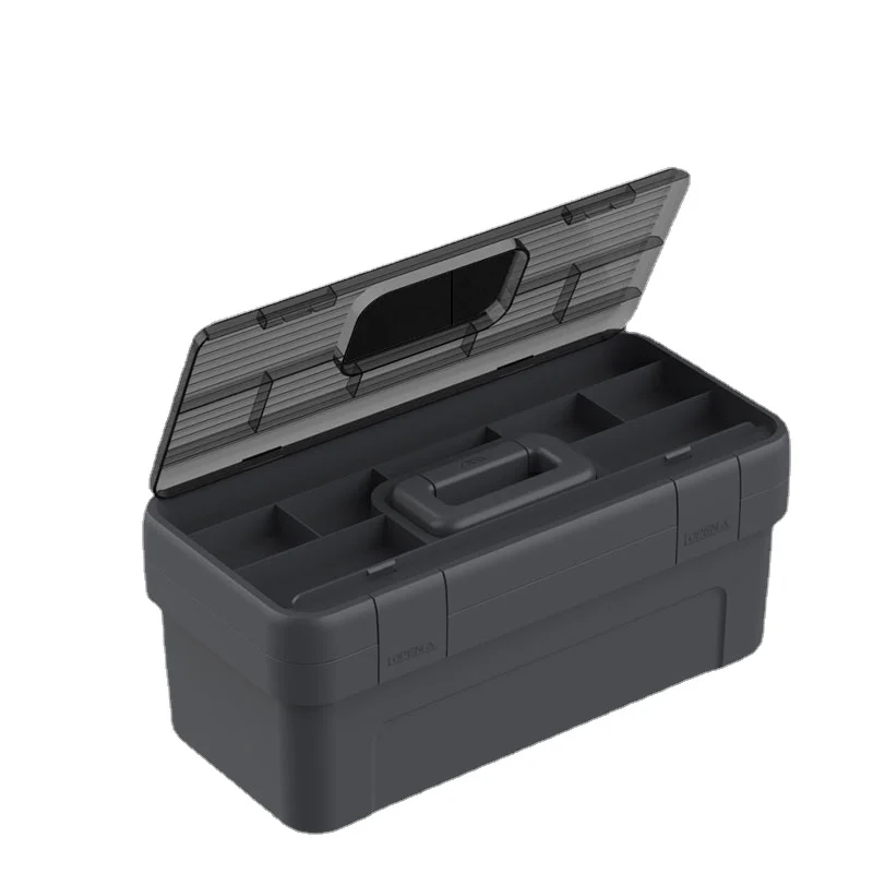 Home Tool Box Plastic Multifunctional Hardware Storage Art Dye Finishing Box Household Tool Case Outdoor Portable Box