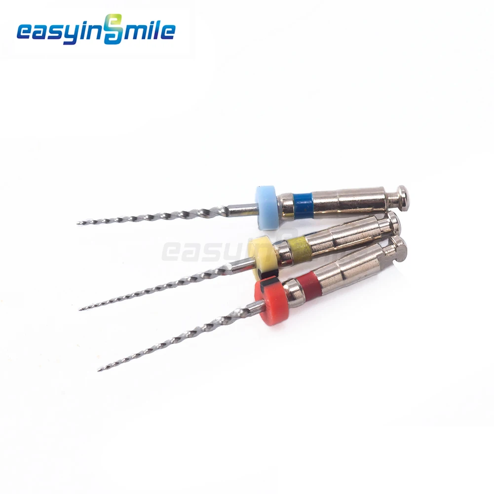 Easyinsmile 1/5packs Dental Baby NITI Rotary Files Pediatric Endodontic Rotary Engine Files Tip 16MM For Kids Root Canal 04taper