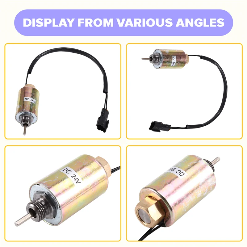 

Поворотный электромагнитный клапан LL00068 Экскаватор для Sumitomo SH120 SH200 A1 A2 A3 для CASE CX130 CX210 CX240 Komatsu Pc78 Mr6 24V
