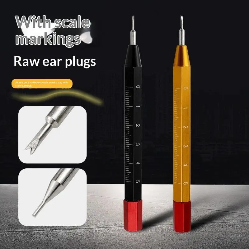Spring Bar Watch Repair Tool Clear Scale High Precision Tip Aluminum Handle for Professional Watch Adjustment