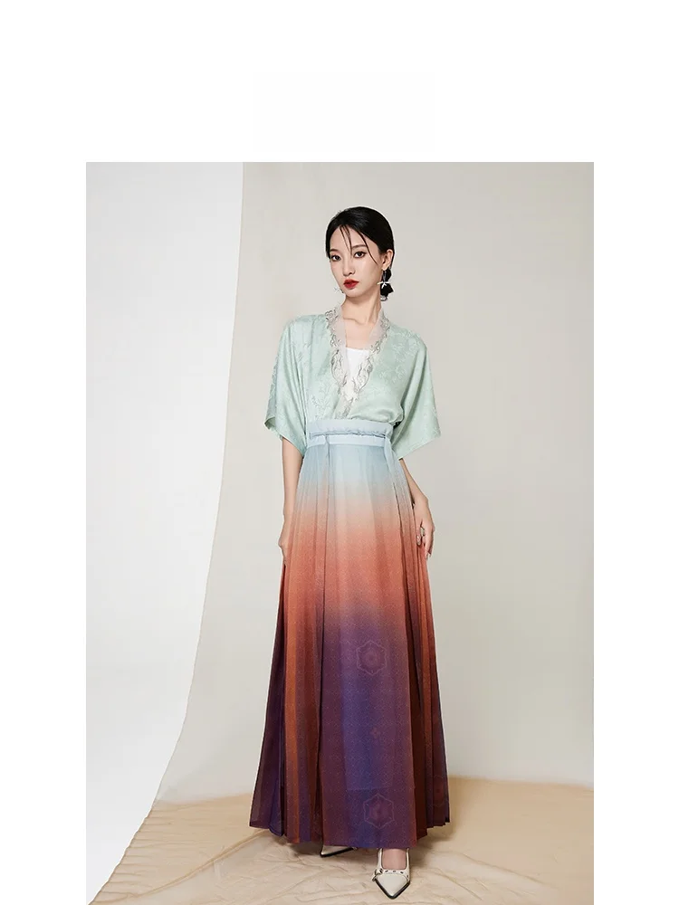 

Новая женская летняя рубашка Xingwu в китайском стиле с вышивкой, коротким рукавом, модифицированной застежкой на пуговицах, удобная и дышащая