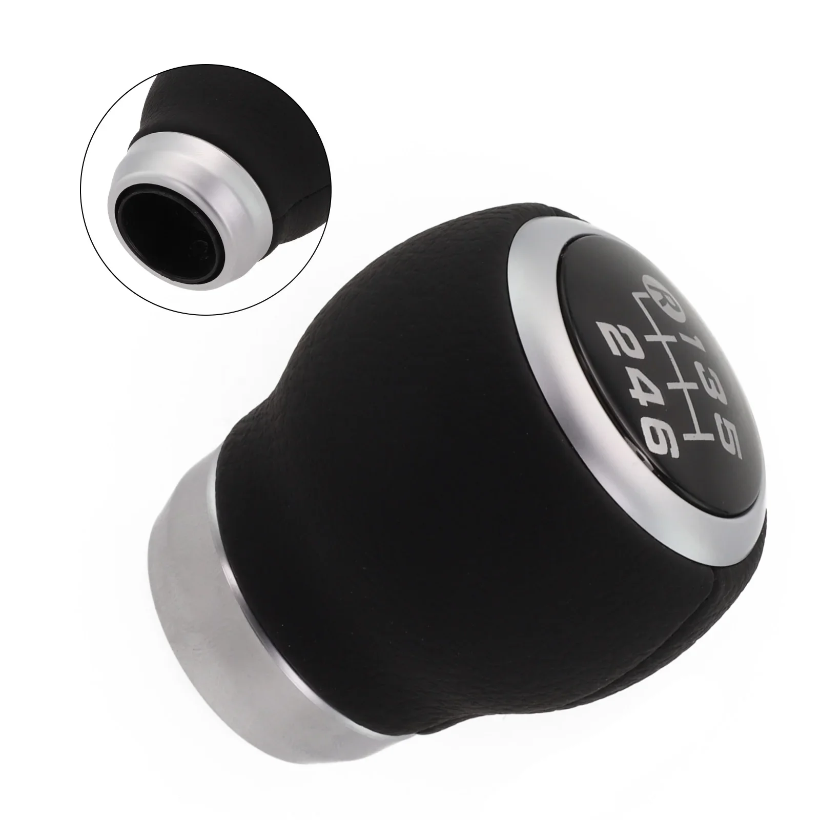 

Replacement Gear Shift Knob Manual Gear Shift Knob Manual Plastic Material Direct Replacement Fitment Type Black
