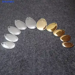 10pcs Nickel Plating Steel Colorado Spinner Smooth Buzz Blades Finish For Spinner baits Fishing Lure Making Parts Component