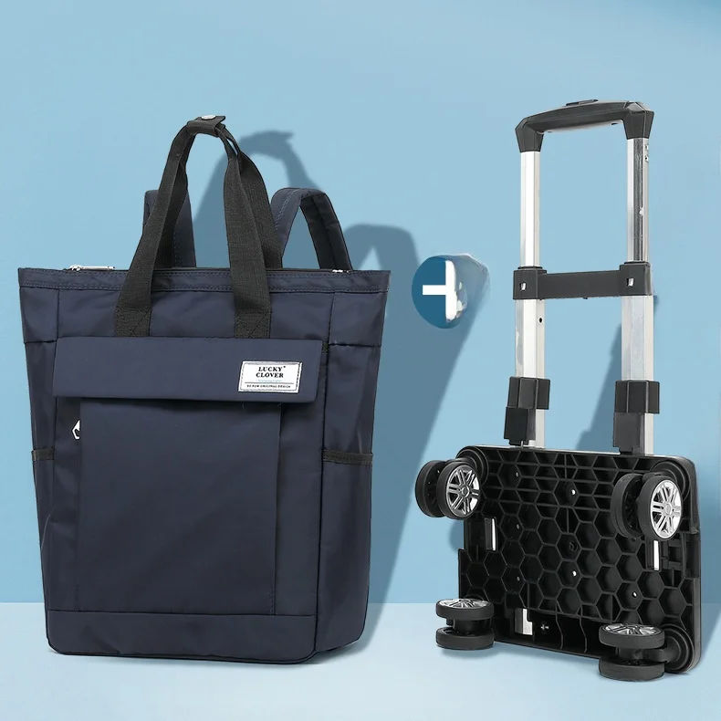 lightweight-short-trip-travel-bag-luggage-backpack-with-pull-rod-double-shoulder-bag-handbag-wheel-universal-boarding-box