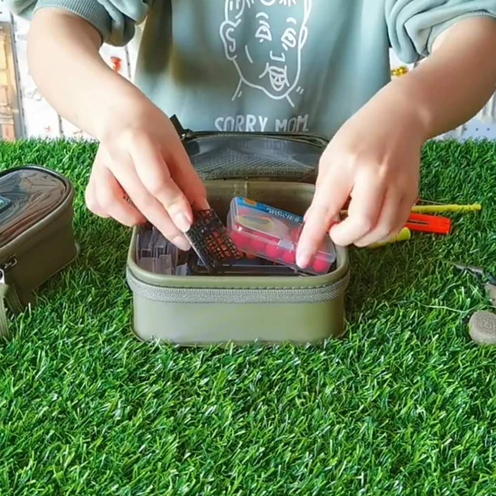 إيفا سميكة حقيبة الصيد مقاوم للماء الصيد خفيفة الوزن حقيبة التخزين الغبار الصيد إغراء الطعم المنظم الصيد الملحقات #5