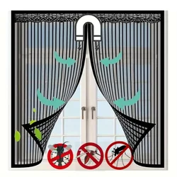 Anti Mosquito Window Screen Net Self-adhesive Screen Prevent Fly Insect Mesh DIY Cutting Window Curtains Household Accessories