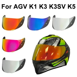 Lentille de casque pour AGV K5 K5S K3SV K1 K1S Compact ST, visière de casque de moto, pare-brise, bouclier, accessoires de vélo de course, lunettes Casco