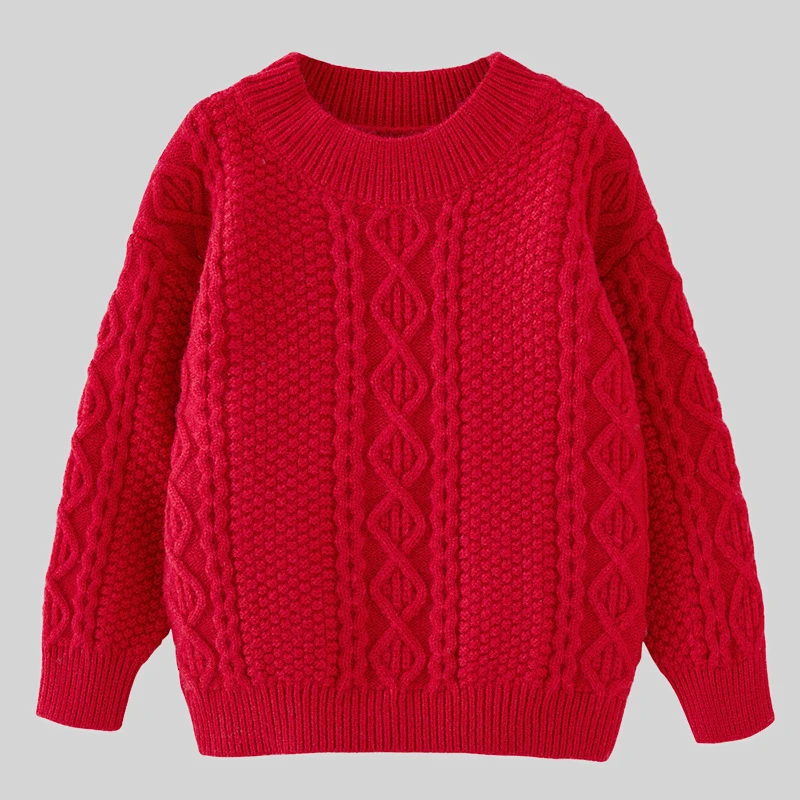 2025 جديد عيد الميلاد الحياكة سترة بلايز الاطفال 2-7Y البلوز الخريف طفل الفتيات سترة ملابس الأطفال بلوزة فضفاضة غير رسمية #5