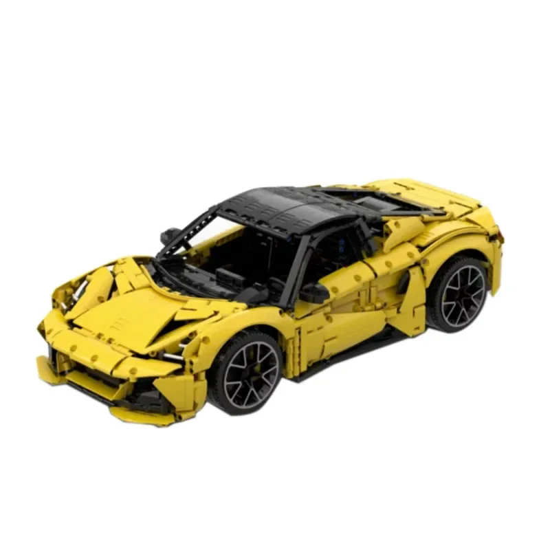 Building Block MOC-194514 Supercar Scale 1:8 Modular Construction Model Ornament 2941PCS Children's Birthday Gift Christmas Toy