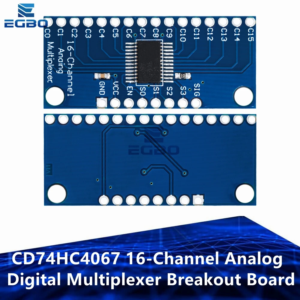 1~5PCS CD74HC4067 16-Channel Analog Digital Multiplexer Breakout Board Module EGBO