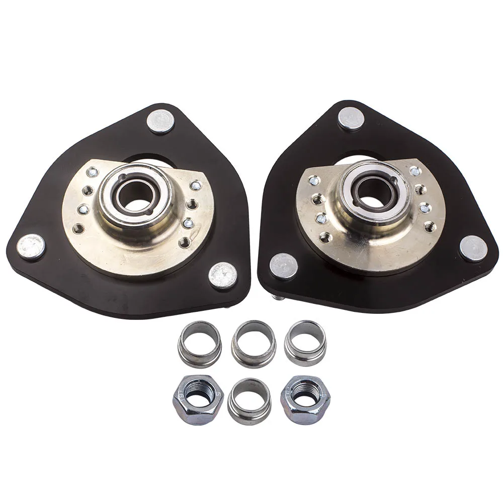 2x Suspension Top Mounts Front Camber Plate Upper Mount  for Nissan  S13  Silva  Japan Market  89-93