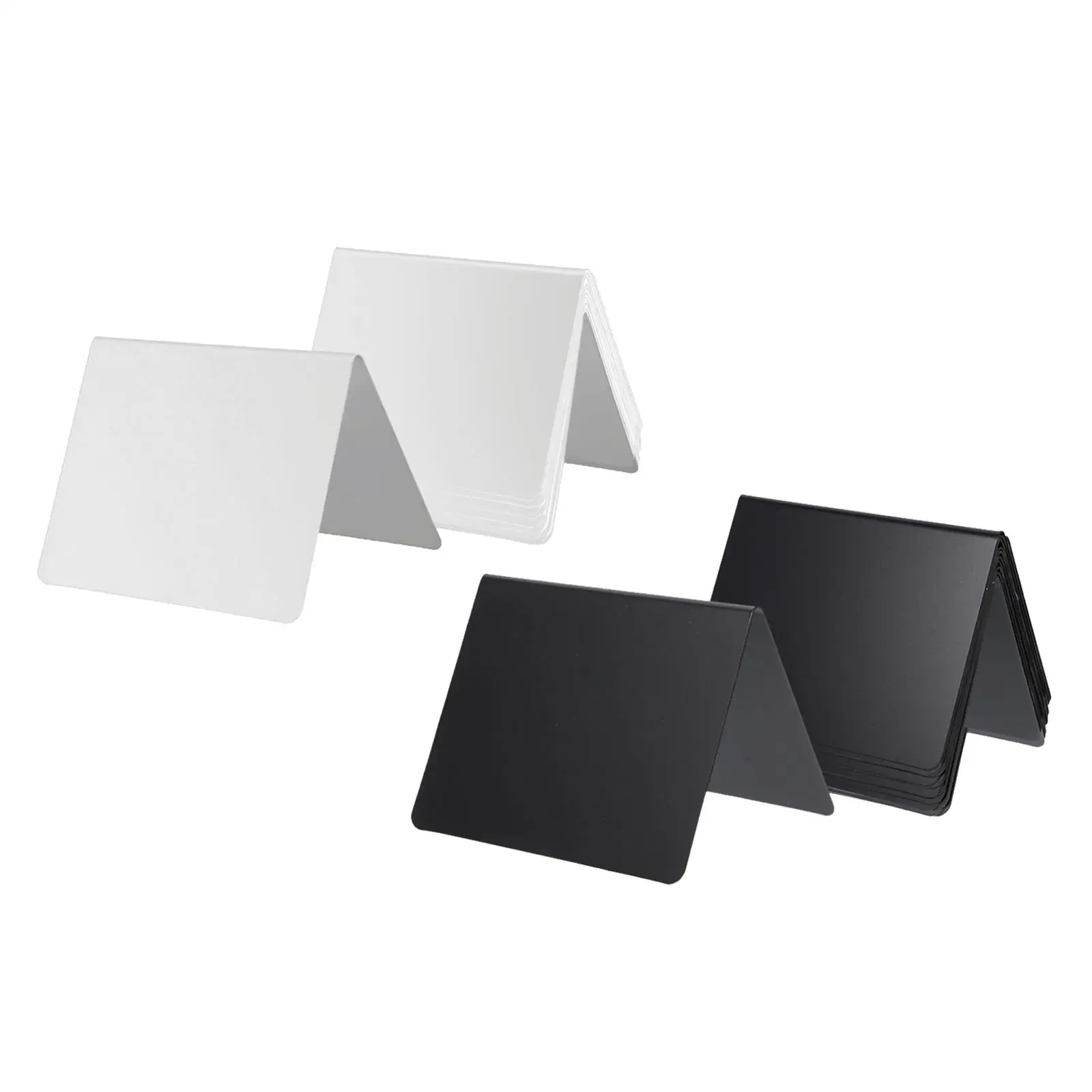 12x Table Signs Sides Price Tags Reusable Mini Chalkboards Signs for Retail