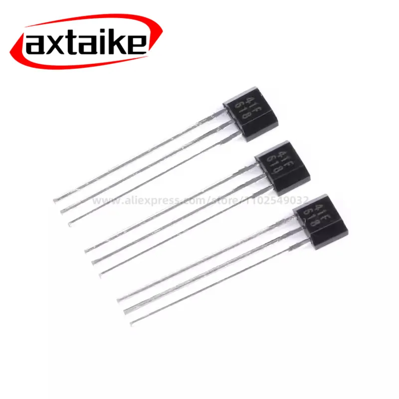 100PCS 41F SH41 SS41F S41 OH41 SH41 S41 0H41 SS41 TO-92UA DIP Low-cost Digital Bipolar Hall-effect Sensor ICs Hall sensor