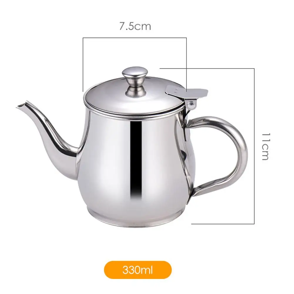 Kids Stainless Steel Tea Set Pretend Play Kitchen Toy Heat Resistant Safe Teapot Cups for Boys Girls Preschool Learning view 5