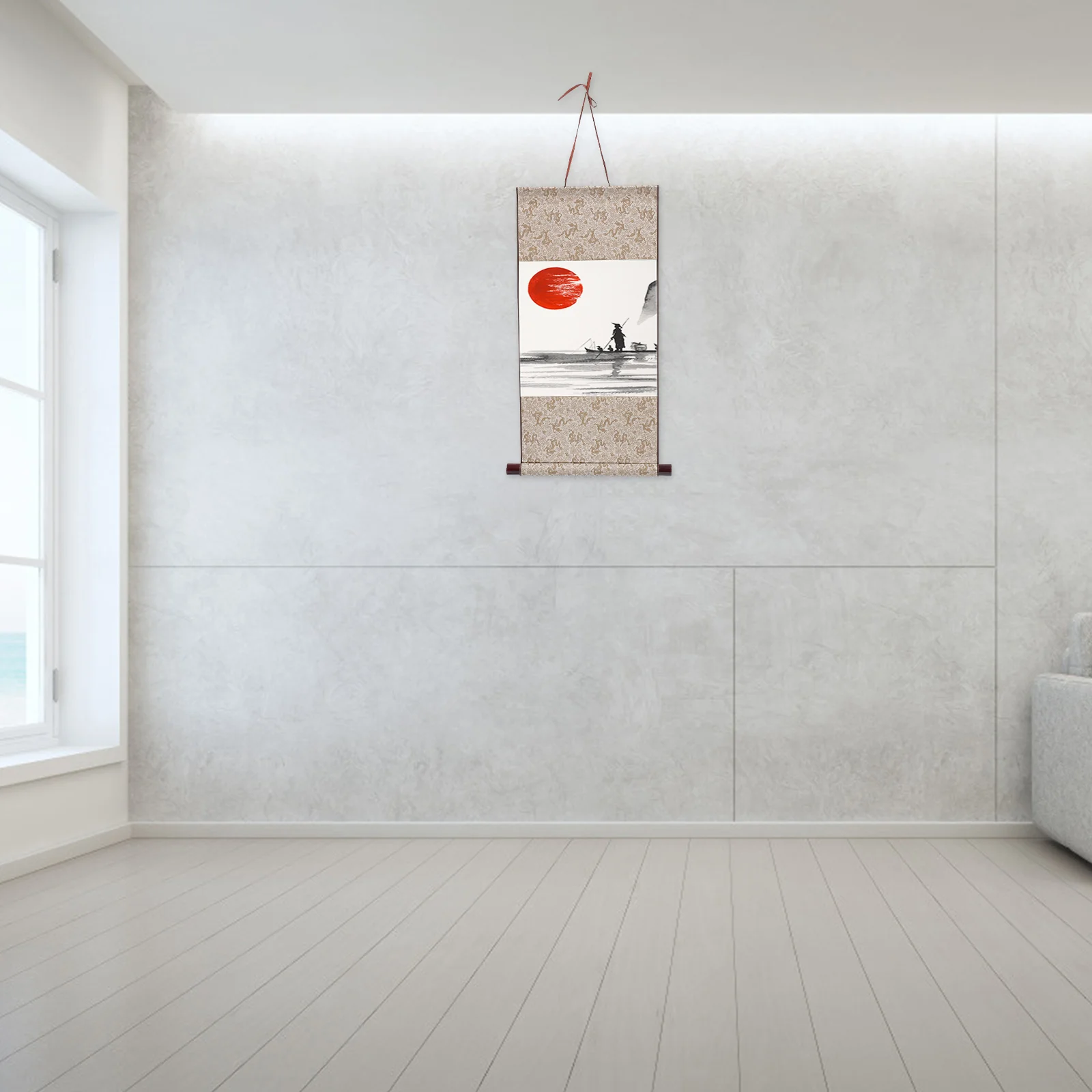 2 Pcs Calligraphy Supply Hangers Practicing Scroll Chinese Paper Blank Painting Rice