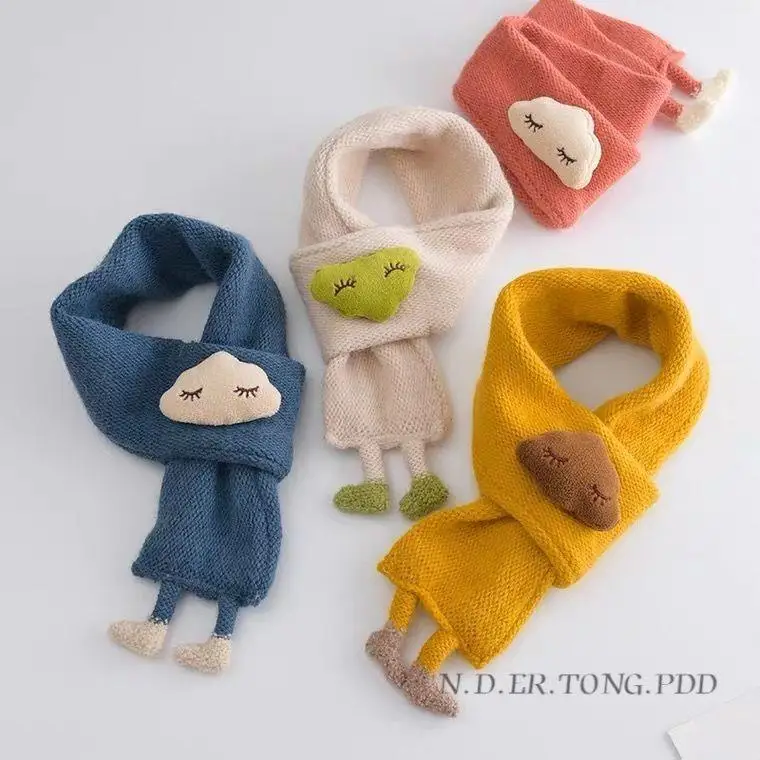 Baby Scarf Winter Warm Baby Cute Super Cute Neck Cover Girl Knitted Soft Neck Cover Boys Versatile Scarf