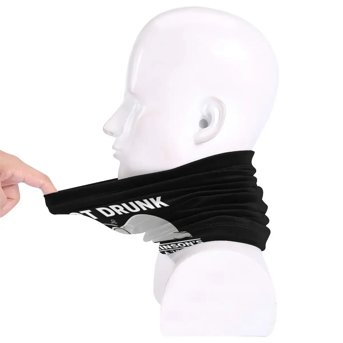 Elefante no estoy borracho, tengo Parkinsons bien, tal vez soy un Lil Drunk, polaina de microfibra para el cuello, Bandana, bufanda para acampar